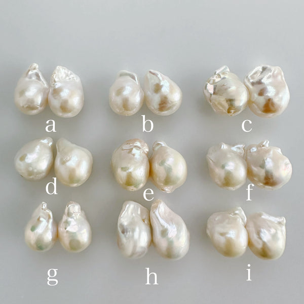 No.19 baroque  pearl long  weddingピアス　イヤリング - hikari pearl.