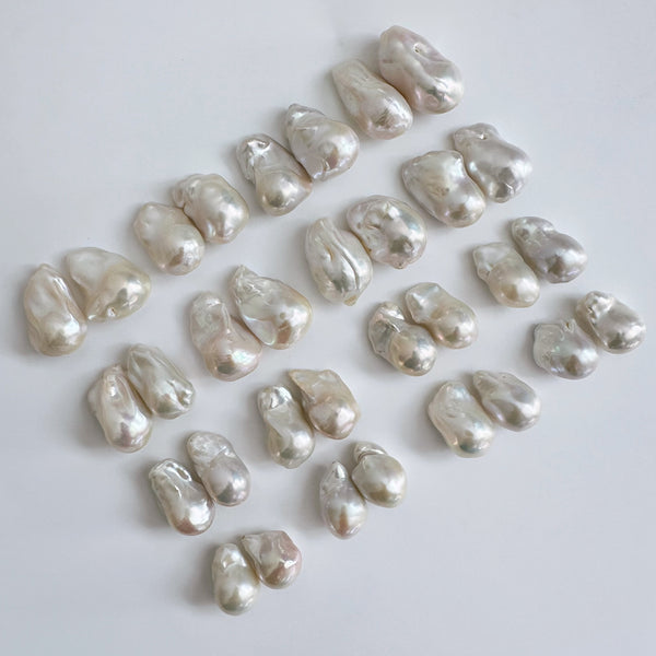 No.18 star oyster baroque  pearl long wedding ピアス　イヤリング