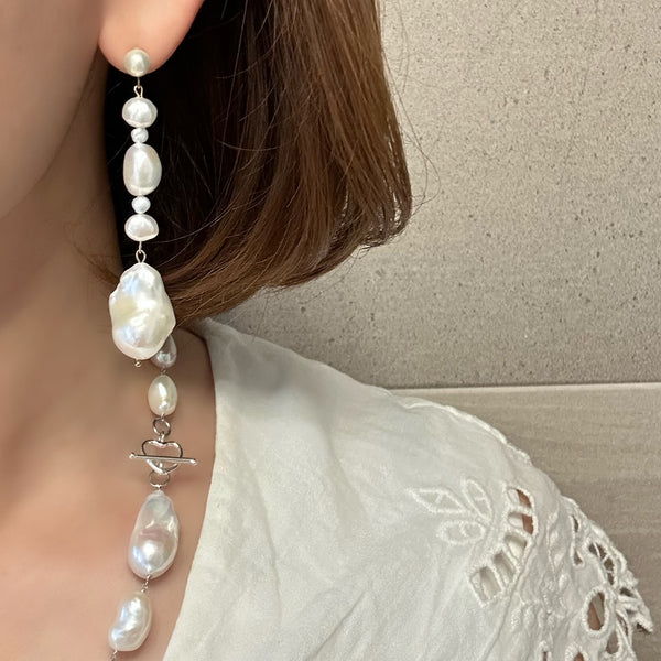 oyster baroque  pearl nuance ピアス　イヤリング