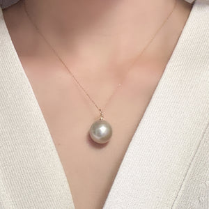一点もの south sea pearl 13.96mm pendant top ネックレス – Blanc