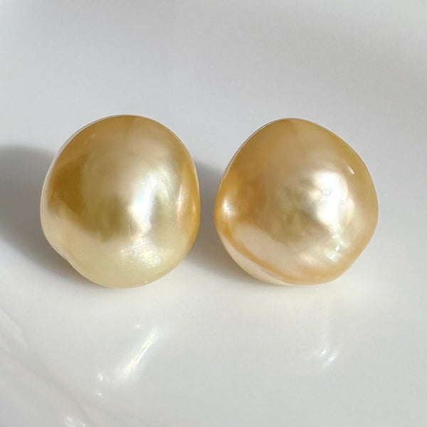 一点もの　k18 South Sea pearl gold