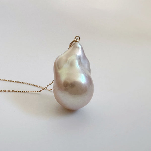 一点もの　k10 baroque  pearl pendant top