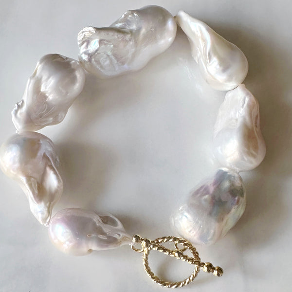 special baroque  pearl bracelet ブレスレット - hikari pearl.