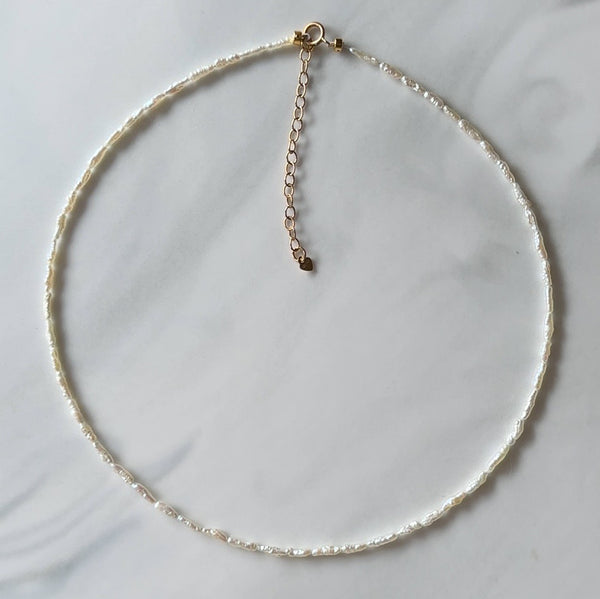onyx coeur  keshi pearl  necklace ネックレス