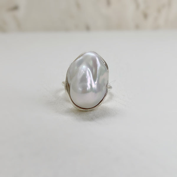 一点もの　oyster baroque  pearl ring No.23 - hikari pearl.