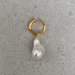 silver baroque  pearl wave  イヤーカフ - hikari pearl.
