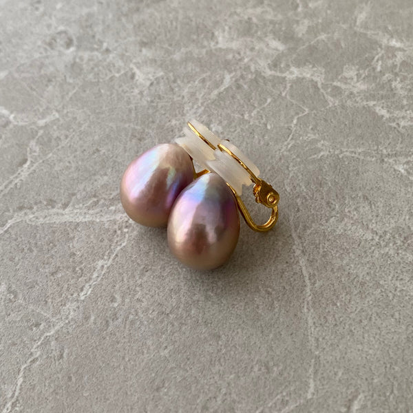 一点もの　special  quality natural color  pearl イヤリング - hikari pearl.