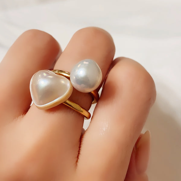 mabe coeur pearl ring セミオーダー - hikari pearl.