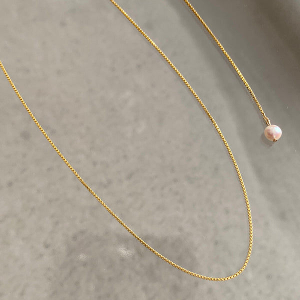 14kgf  natural color akoya long necklace ネックレス - hikari pearl.