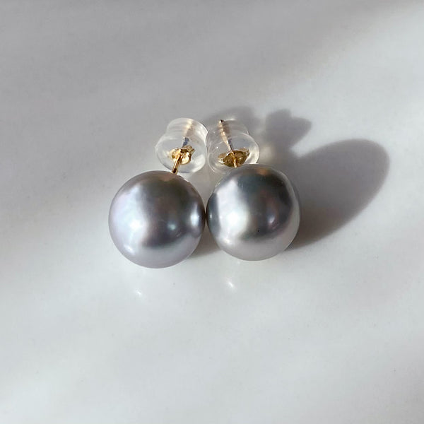 一点もの　tahiti   pearl gray nudeピアス　 - hikari pearl.