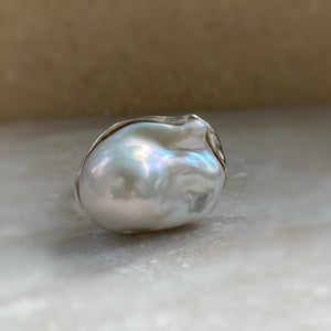 一点もの　oyster baroque  pearl ring No.2 - hikari pearl.