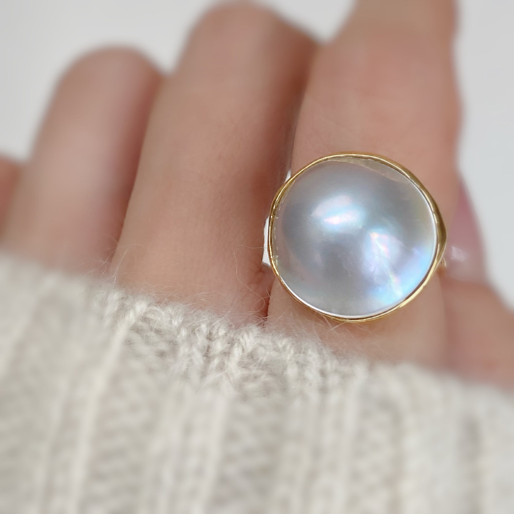 mabe  pearl ring No.20 - hikari pearl.