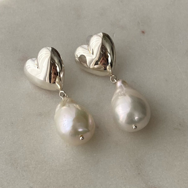 coeur oyster baroque  pearl ピアス　イヤリング - hikari pearl.
