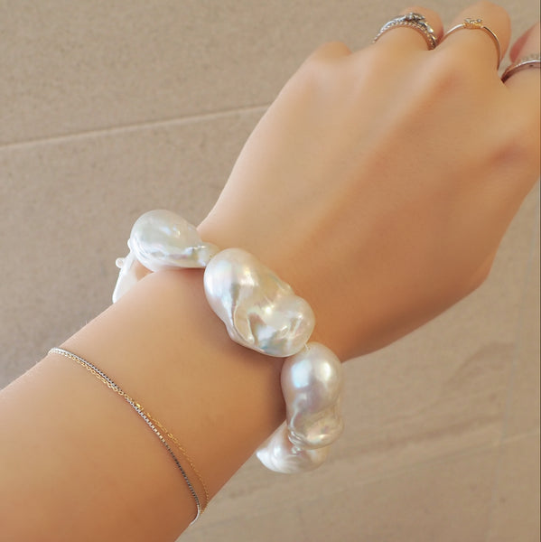 special baroque  pearl bracelet ブレスレット - hikari pearl.
