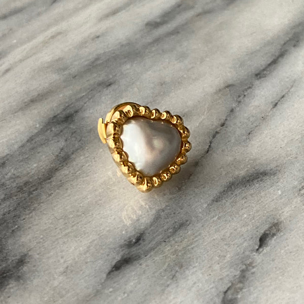 一点もの　coeur mabe  pearl pin brooch perle - hikari pearl.