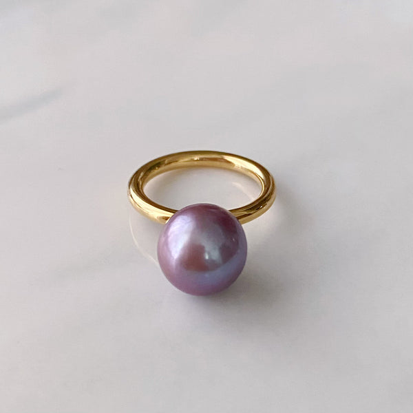 natural color  pearl ring セミオーダー - hikari pearl.