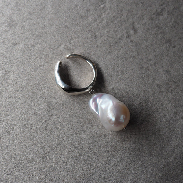 silver baroque  pearl wave  イヤーカフ - hikari pearl.