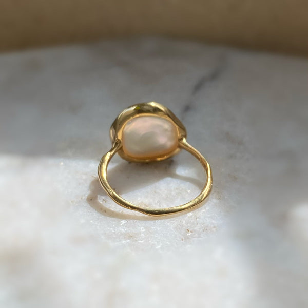 一点もの　petal  pearl ring No.8 - hikari pearl.