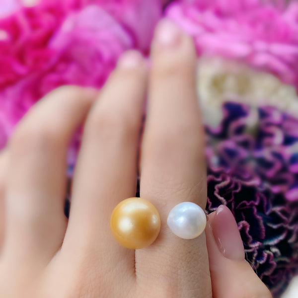 一点もの　south sea tahiti   pearl ring No.14 - hikari pearl.